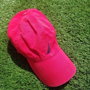 Red Nautica Dad hat